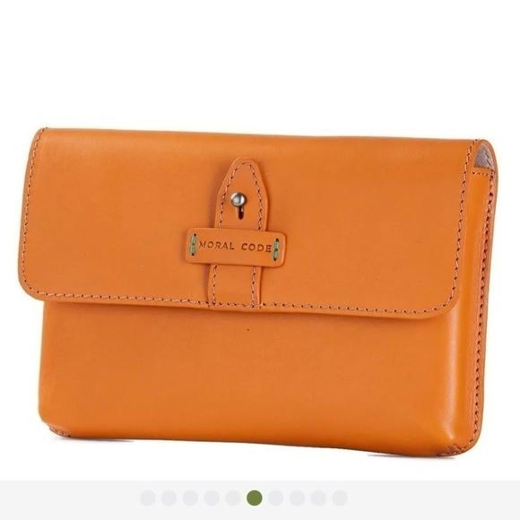 Moral Code Sadie Clutch Cognac NWT - Picture 2 of 16